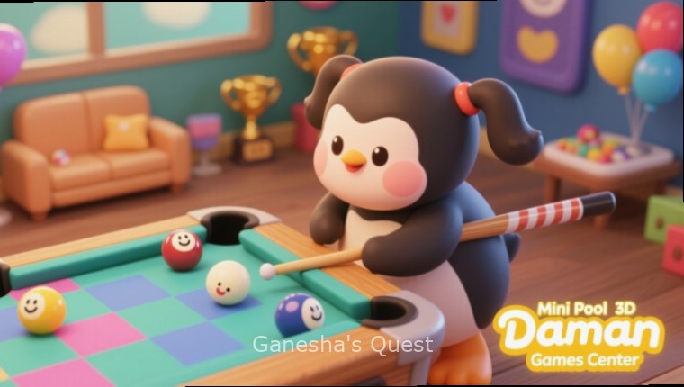 Ganesha's Quest game cover featuring Lord Ganesha on an adventure